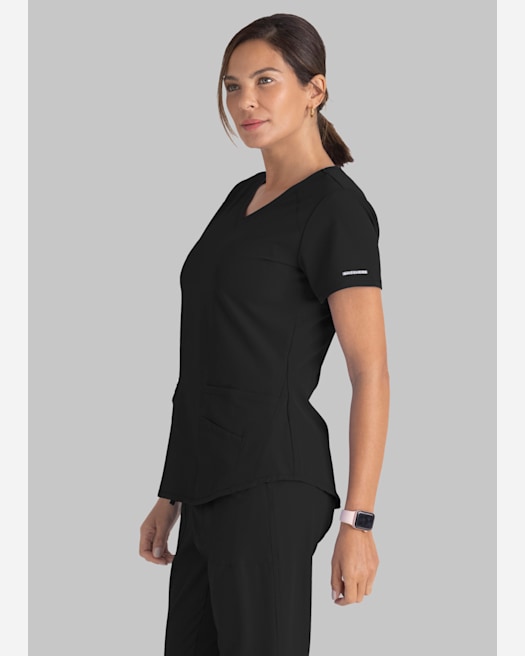 Charge 3-Pocket Crossover Scrub Top