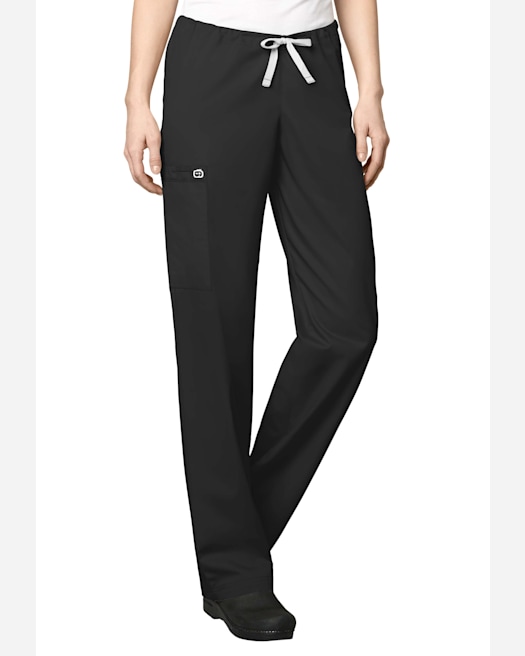 Scrub Pant Drawstring W123 Women's Black