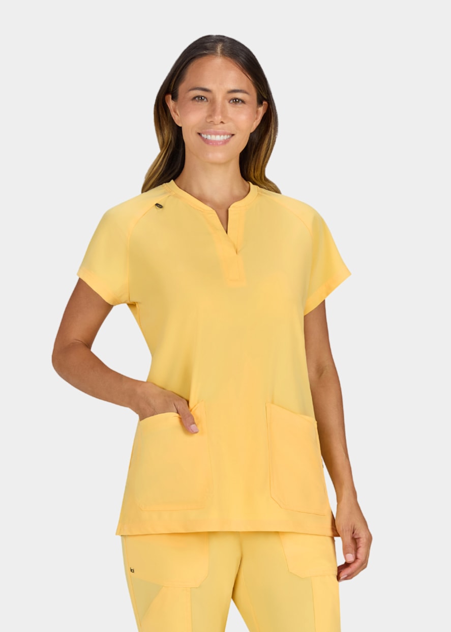 smile♡ Smiley World Koi Smiley World Blissful 4-Pocket V-Neck Scrub