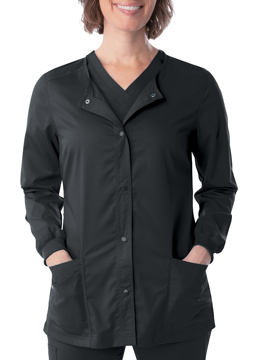 5-Pocket Flex-n-Reach Zip-Front Jacket | Scrubs & Beyond