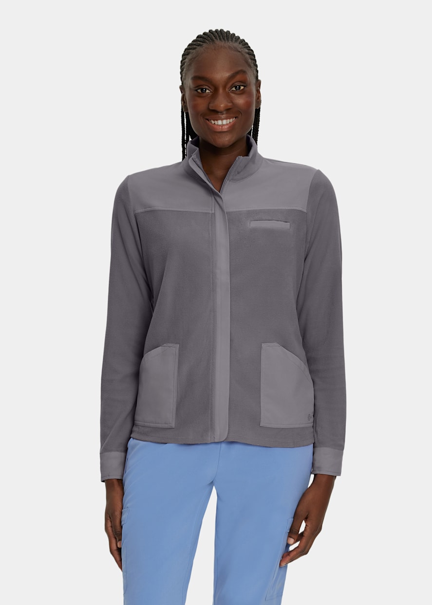 FCRB WARM UP JACKET ブルーS 24AW PS 3-Pocket Warm-Up Fleece Jacket | Scrubs & Beyond