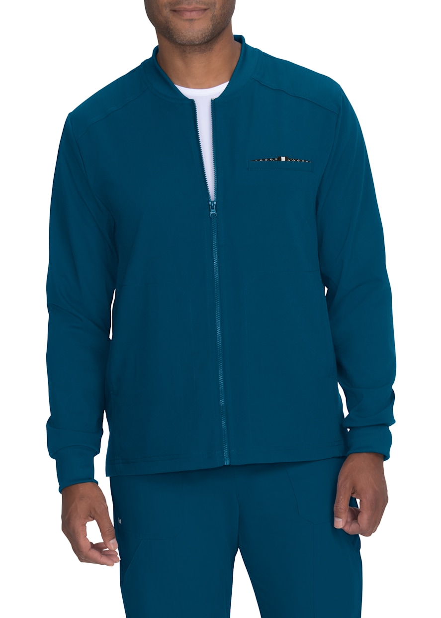 Men's 3-Pocket Zip-Front Jacket | Scrubs & Beyond Men's 3-Pocket Zip-Front Jacket | Scrubs & Beyond