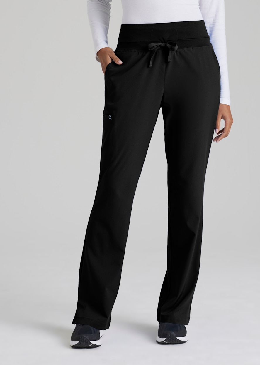 Barco One 5 Pocket Knit Waist w/ Drawstring Slim Leg Pant