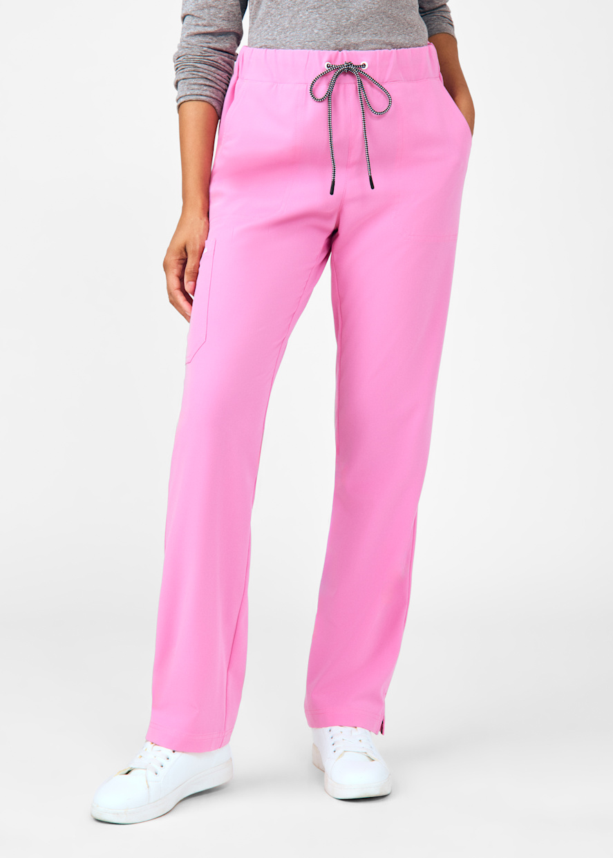 Gradient Ombre Print 5-Pocket Drawstring Cargo Jogger