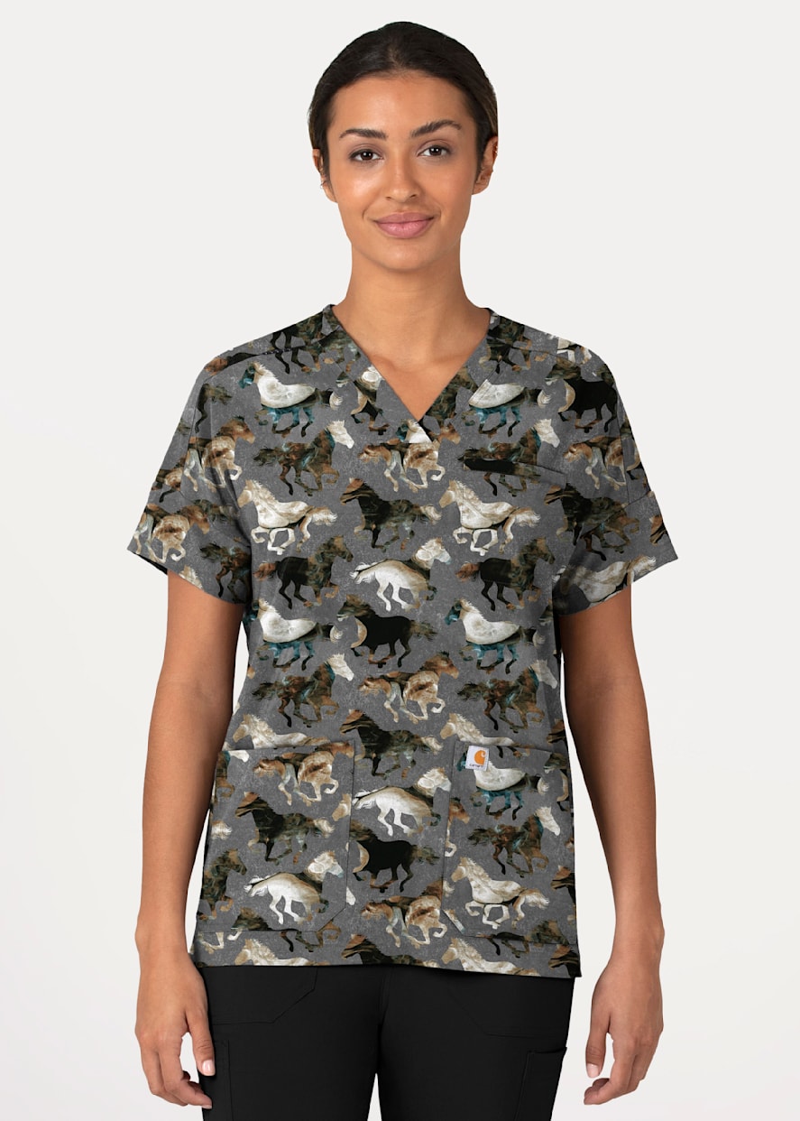 Carhartt cross flex scrub top on sale