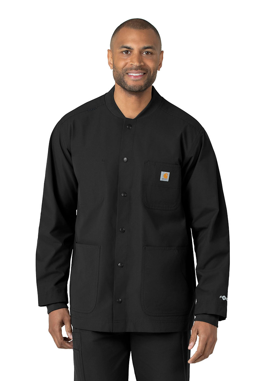 Landau Proflex Men's Snap Front Warm Up Scrub Jacket | Scrubs & Beyond