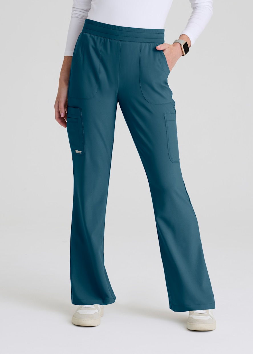 Cosmo 6-Pocket Mid-Rise Tapered Leg Pant | Scrubs & Beyond