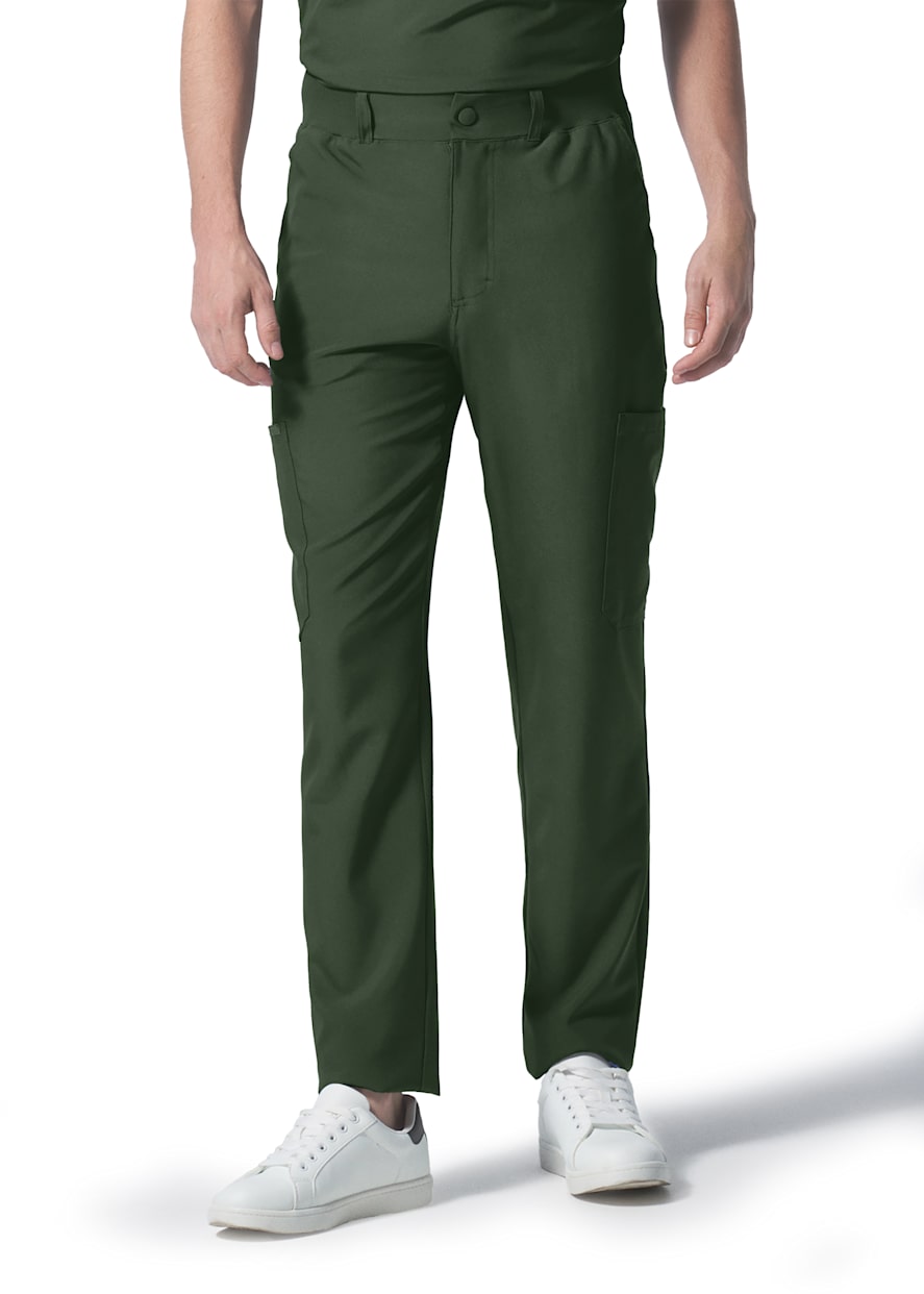 7-Pocket Rib Knit Waistband Men's Cargo Jogger | Scrubs & Beyond