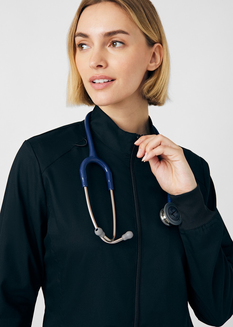 Scrubs Review Landau Proflex Women's Snap-Front Scrub Jacket