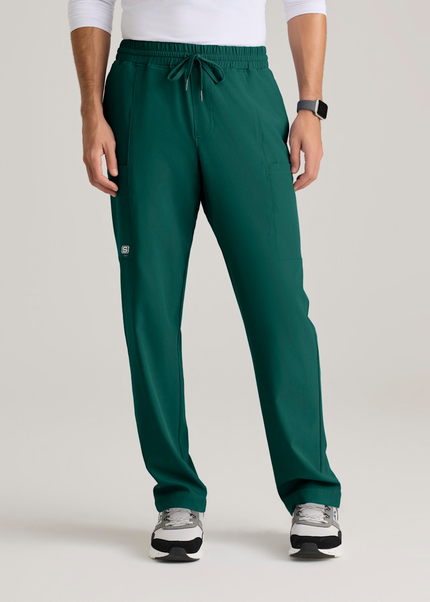 WonderWink W123 Men's Full Elastic Waistband Cargo Scrub