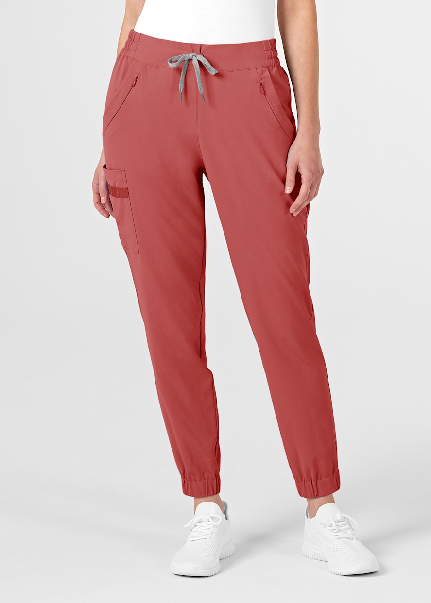 7-Pocket Ribbed Waistband Cargo Jogger | Scrubs & Beyond