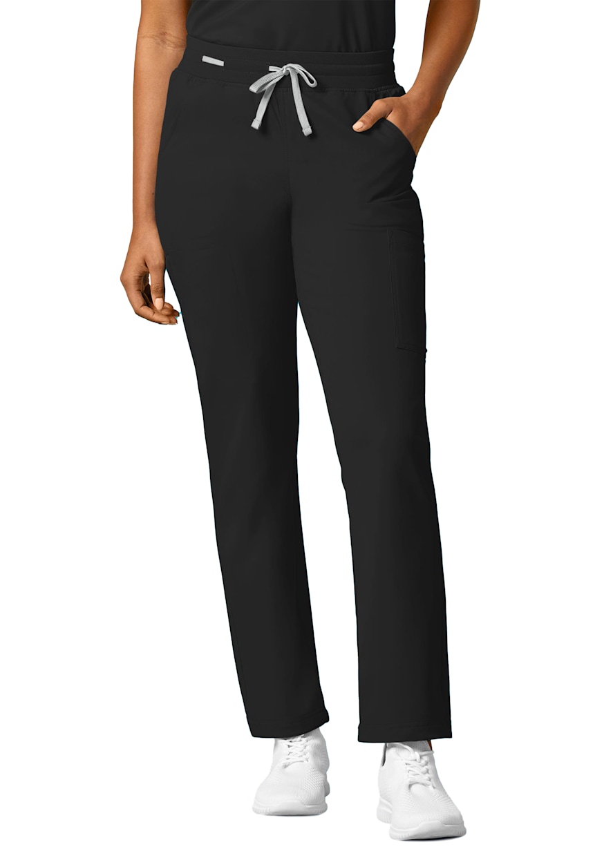 ☆韓国の人気☆【Margarin Fingers】☆CURVED PADDED PANT.S☆ WonderWink Thrive Straight Slim Leg Pant | Scrubs & Beyond