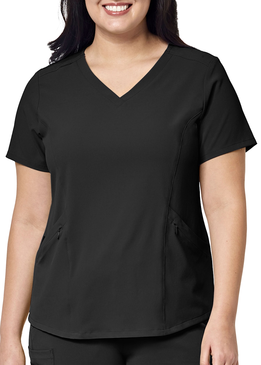 ウェア Stevie Cherokee Workwear Core Stretch Women's V-Neck Top #WW630