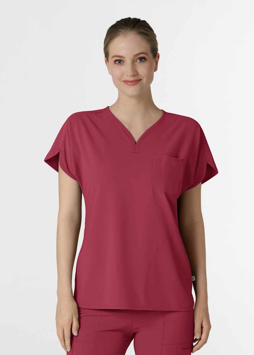 3-Pocket Quarter Zip Neckline Rib Knit Racerback Top