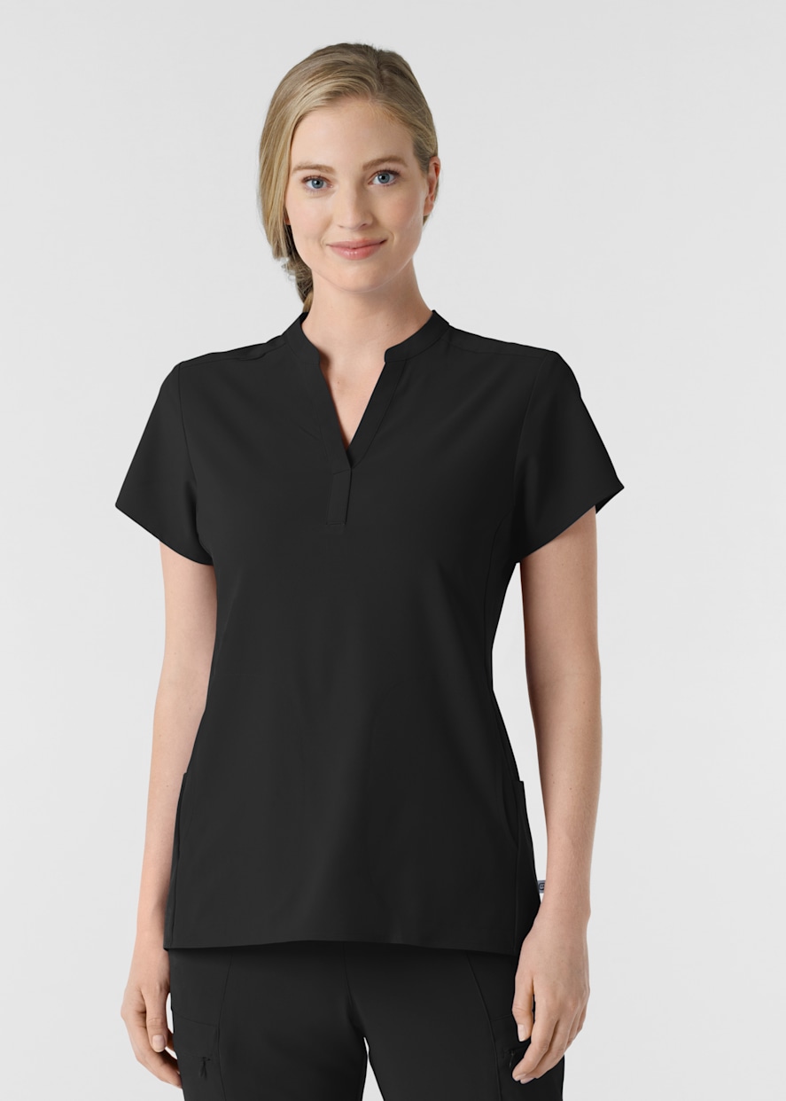 ウェア Stevie WonderWink W123 Women's Stylized V-Neck Scrub Tops | Scrubs