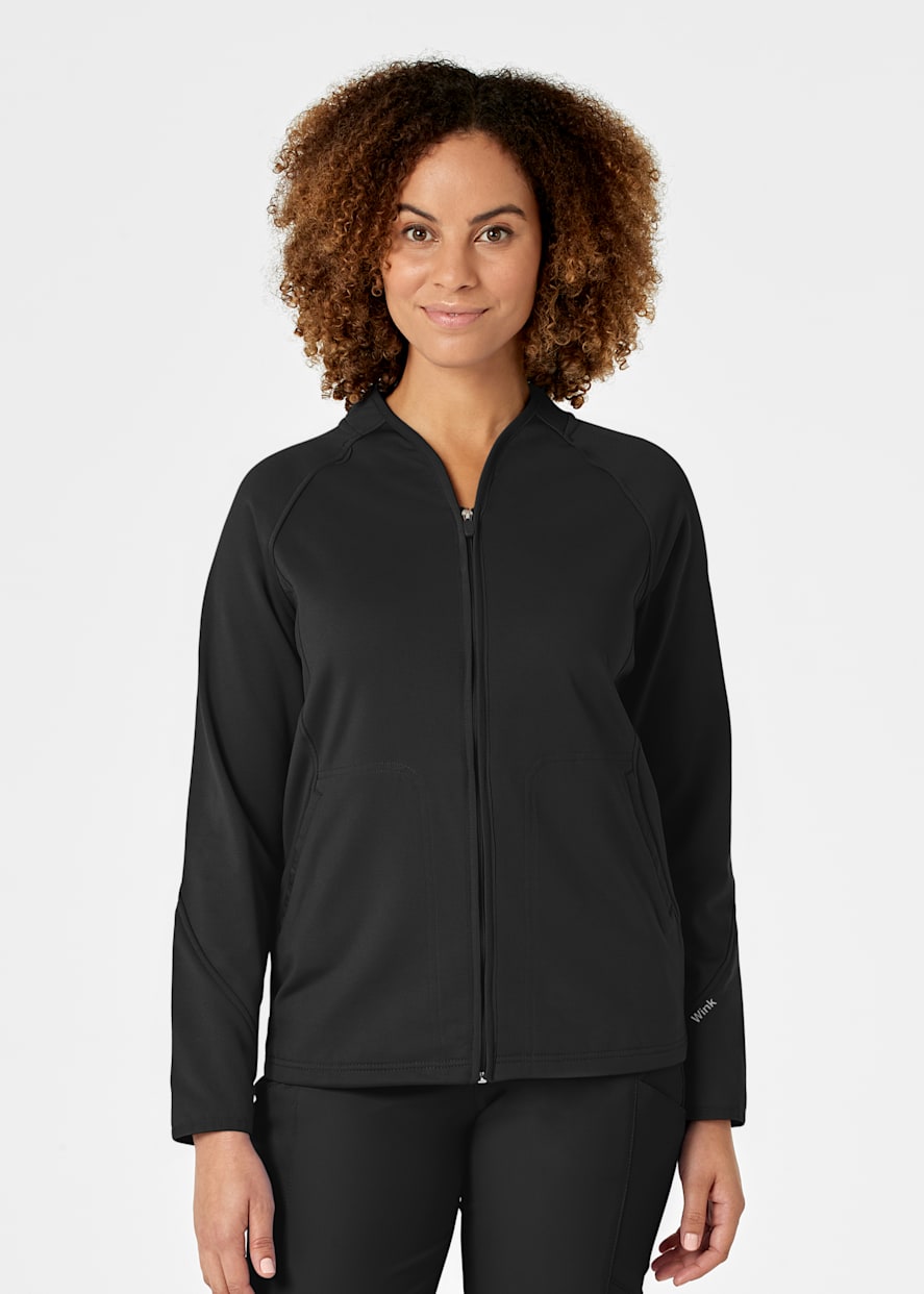 5-Pocket Flex-n-Reach Zip-Front Jacket | Scrubs & Beyond