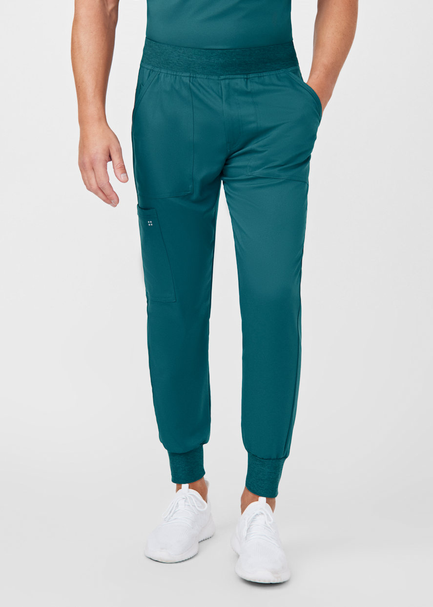 w taps trousers L w taps trousers L Wide-leg trousers with raw cut at the