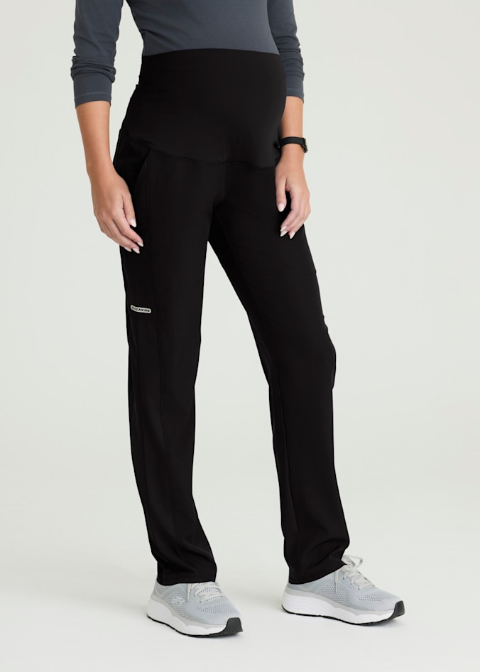 Promise 6-Pocket Tapered Leg Cargo Maternity Pant