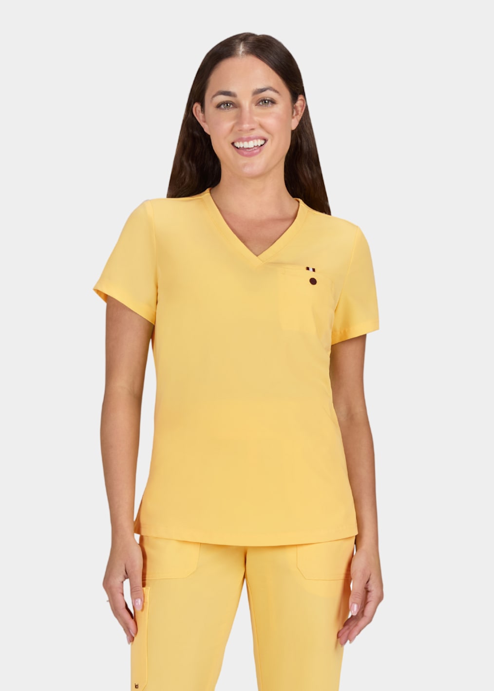5-Pocket Elastic Waistband Cargo Scrub Pant