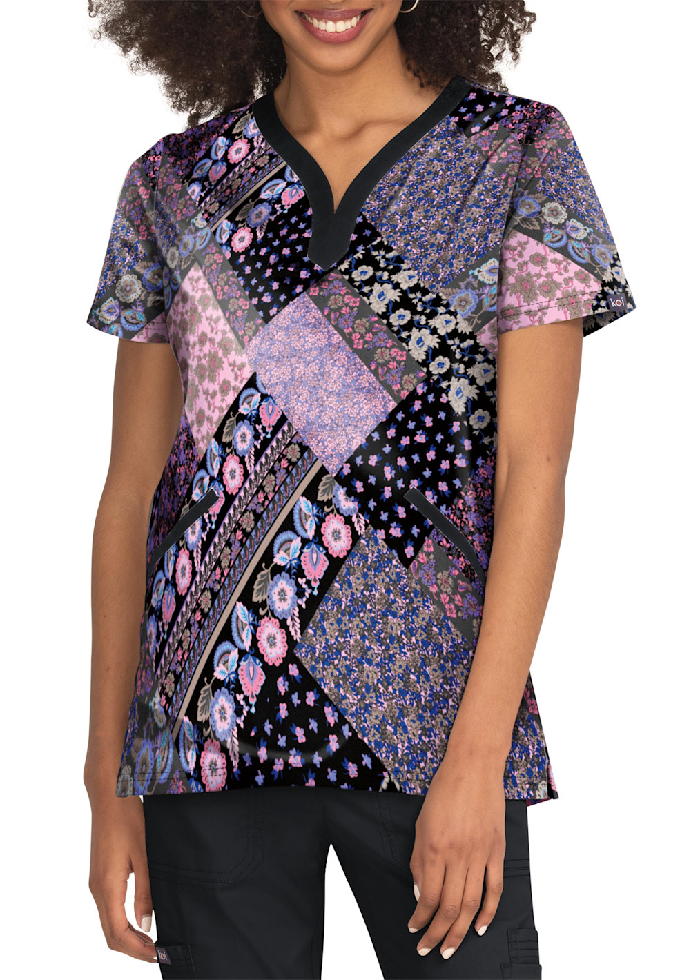 Elena 3-Pocket V-Neck Top 