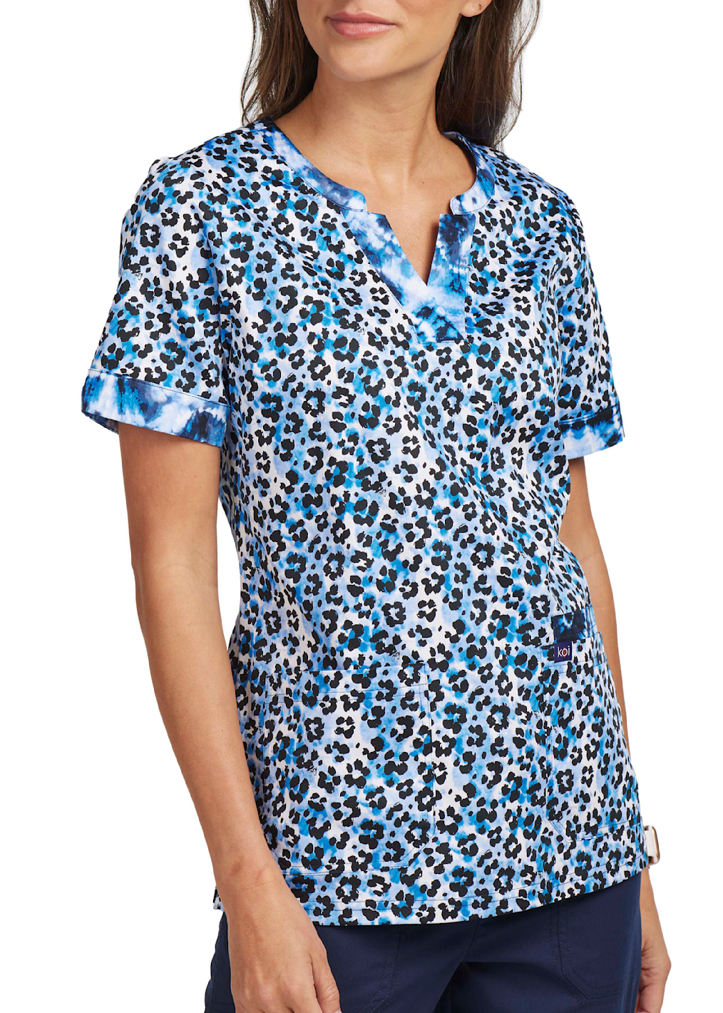 Hopeful Bouquets V-Neck Print Top