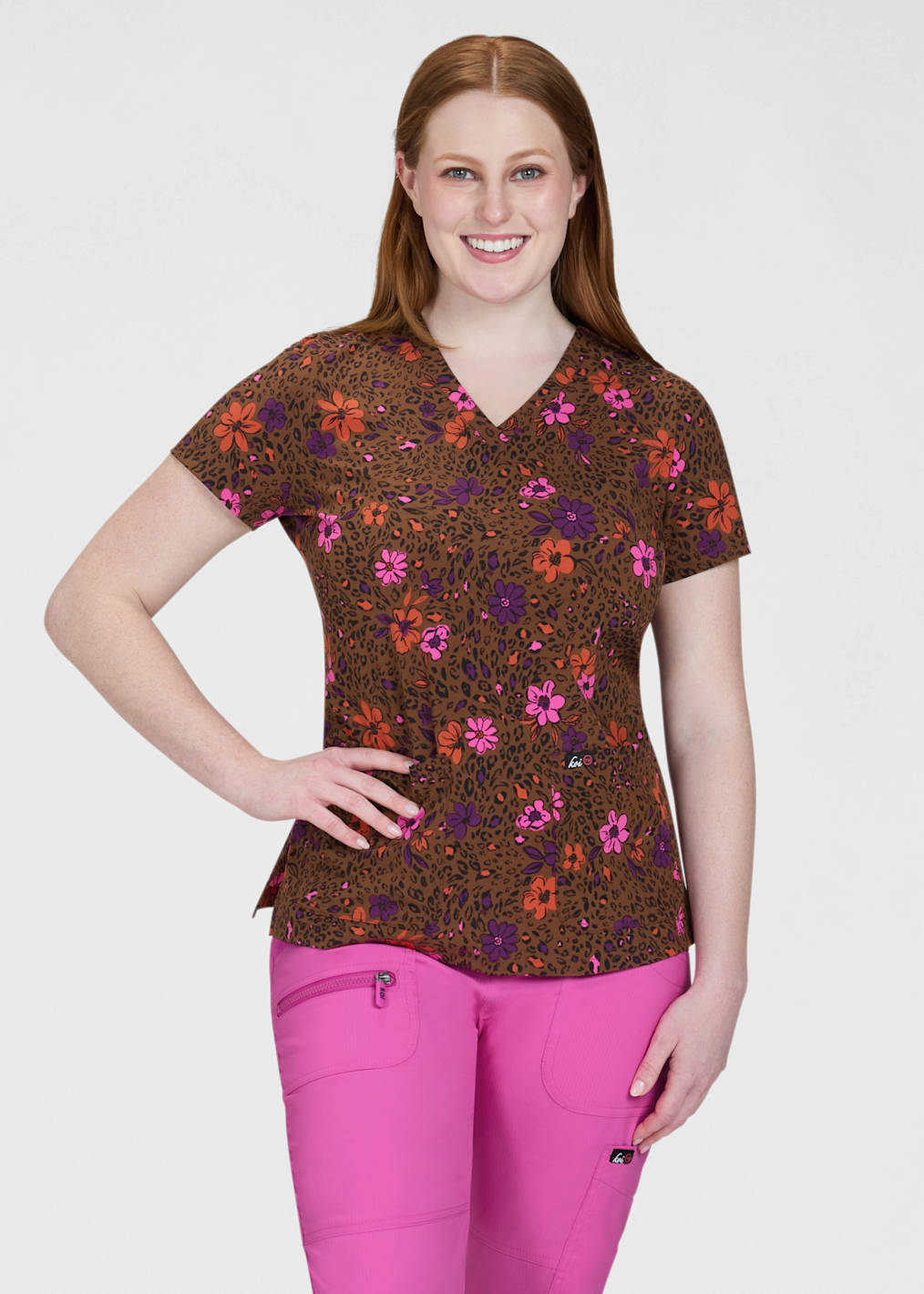 Artist Series Solar Surprise V-Neck Print Top