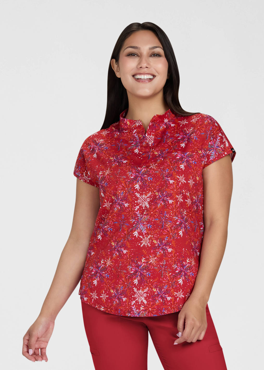 Artist Series Solar Surprise V-Neck Print Top