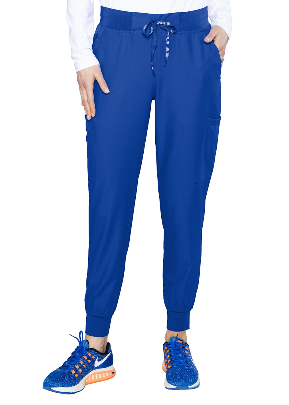6-Pocket High Waist Jersey Band Cargo Jogger