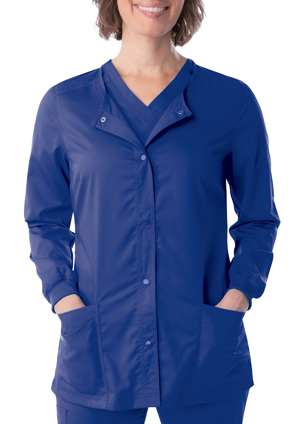 2-Pocket V-Neck Tuck-In Top