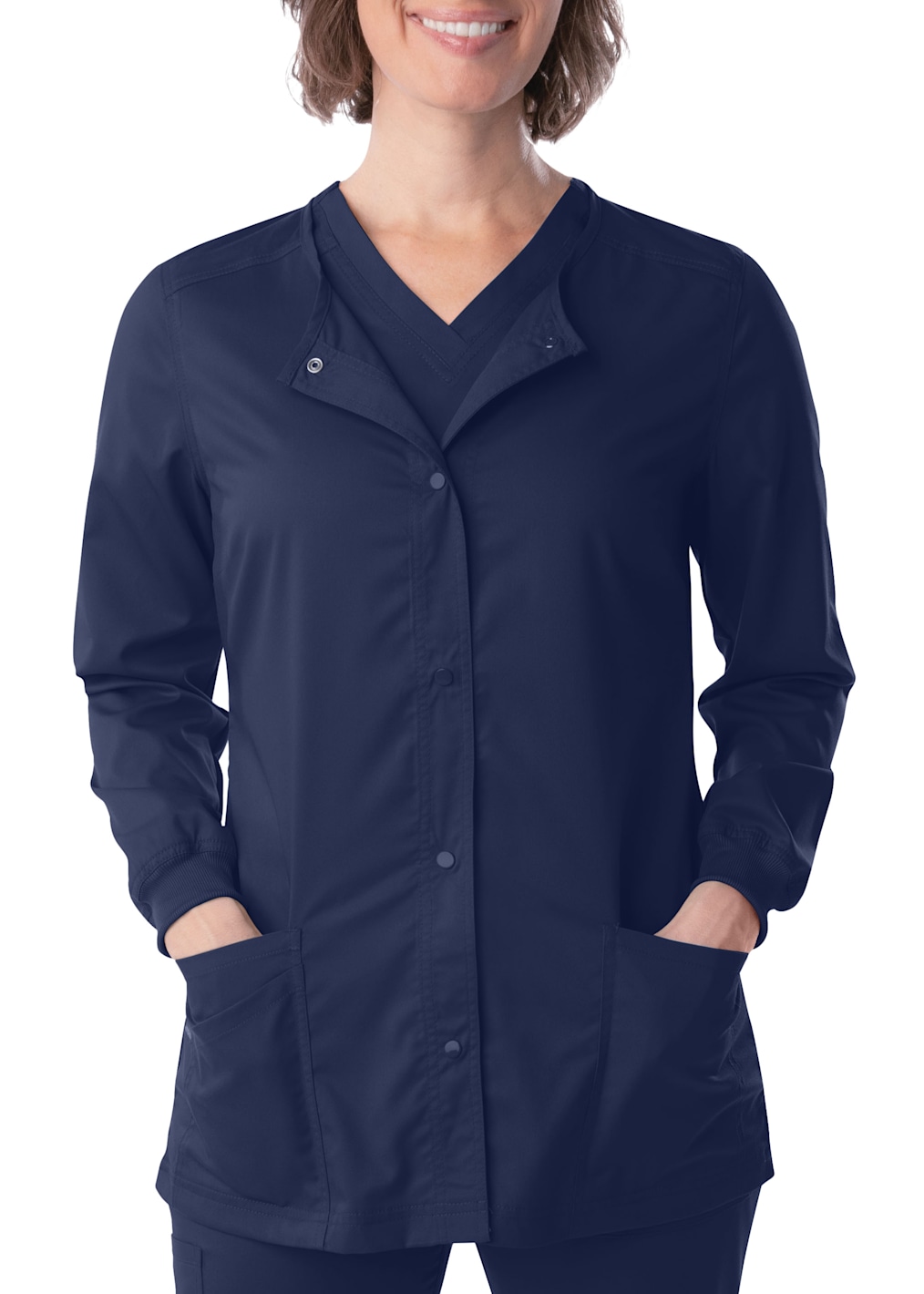 Snap Front Warm Up Jacket
