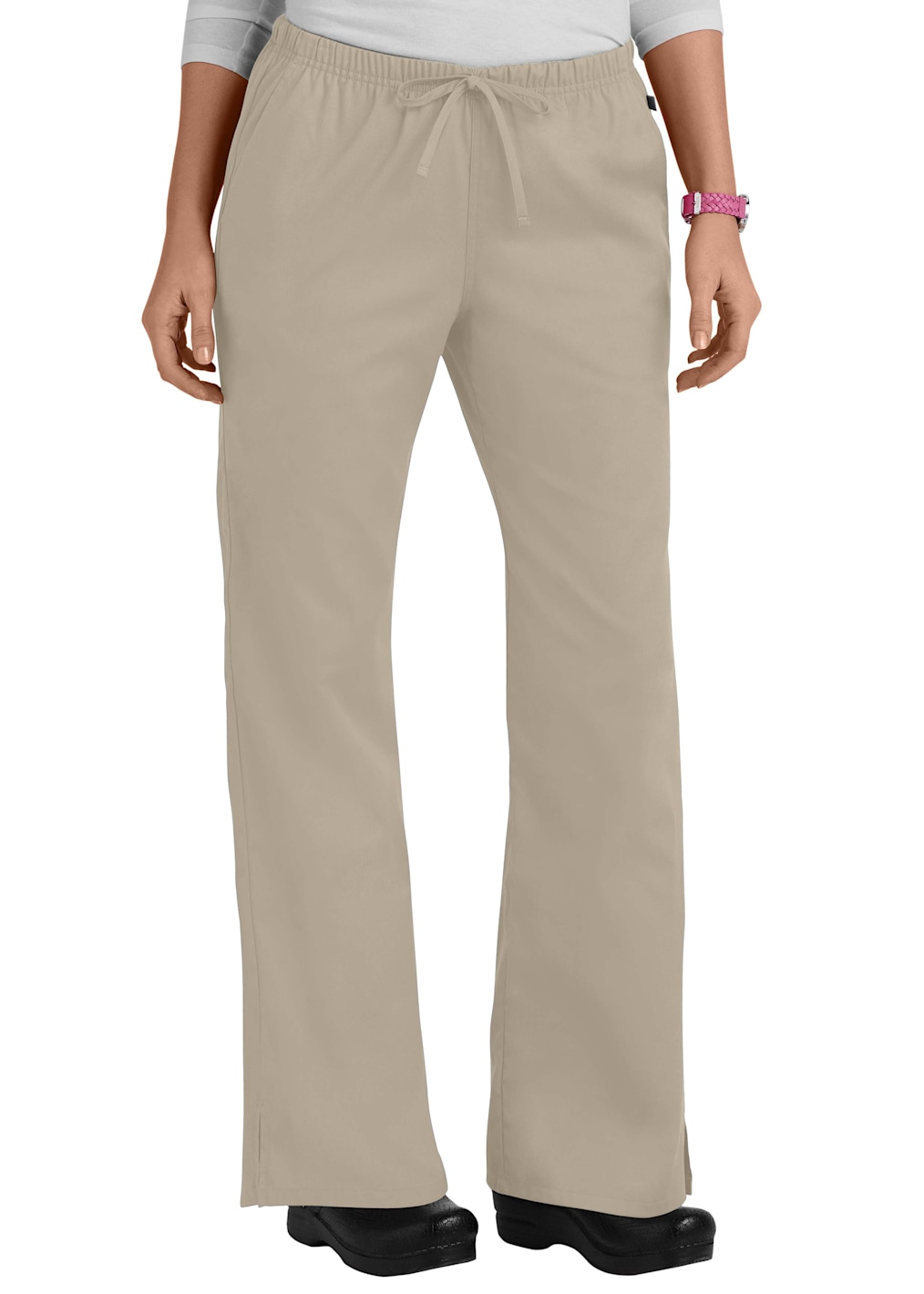 4 Pocket Flare Leg Drawstring Pants