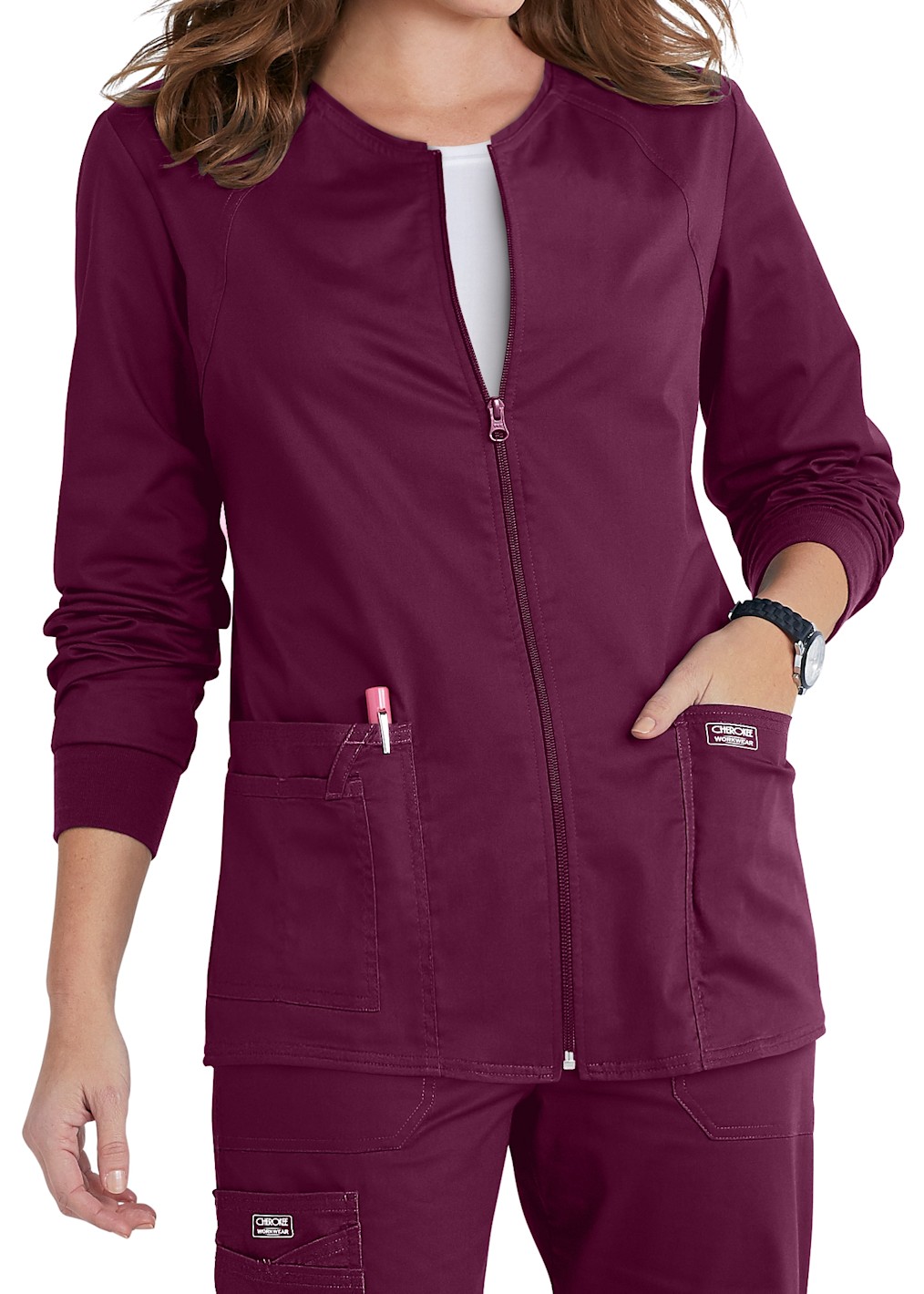 Snap Front Warm Up Jacket