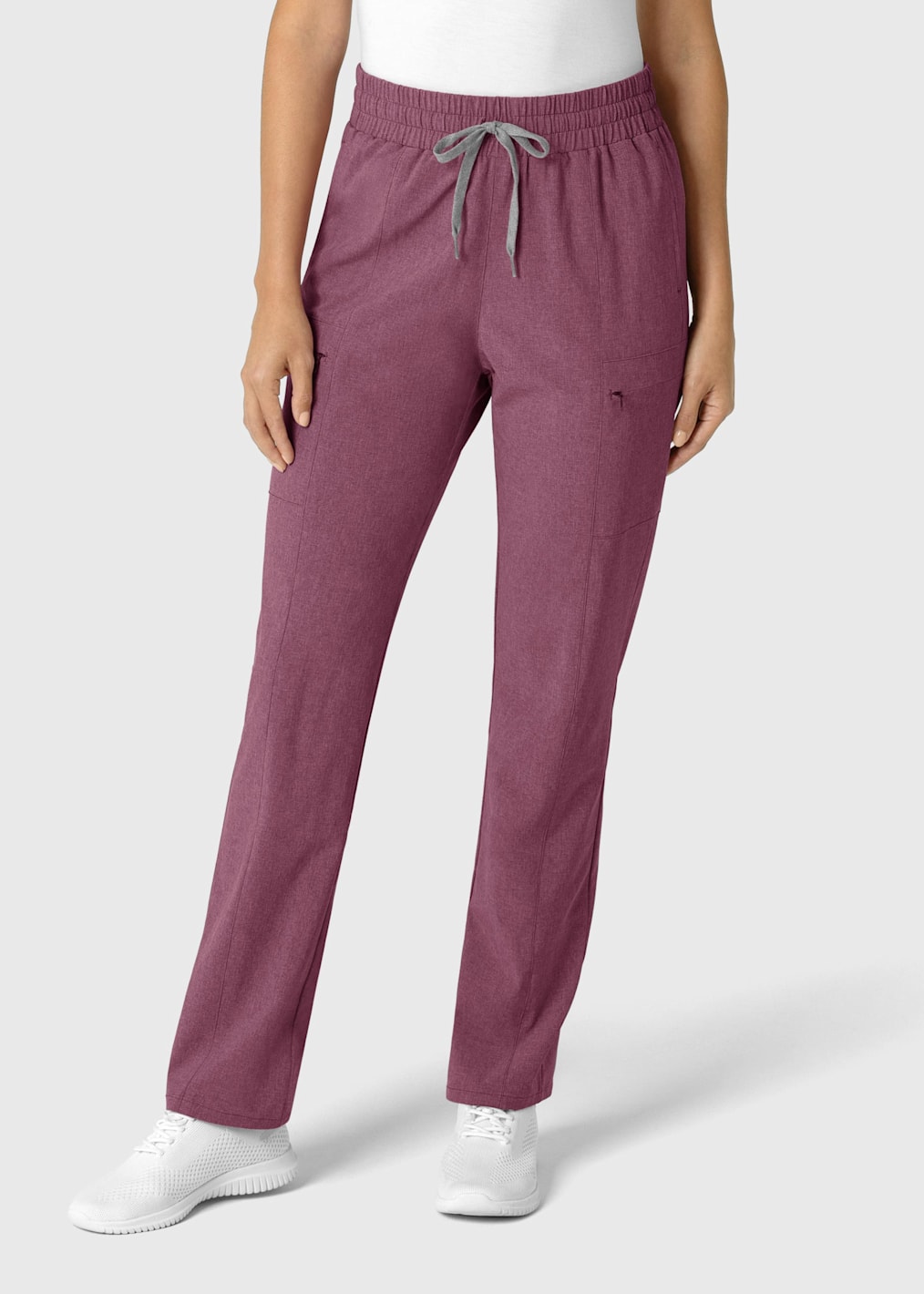 Fitted 3-Pocket V-Neck Top