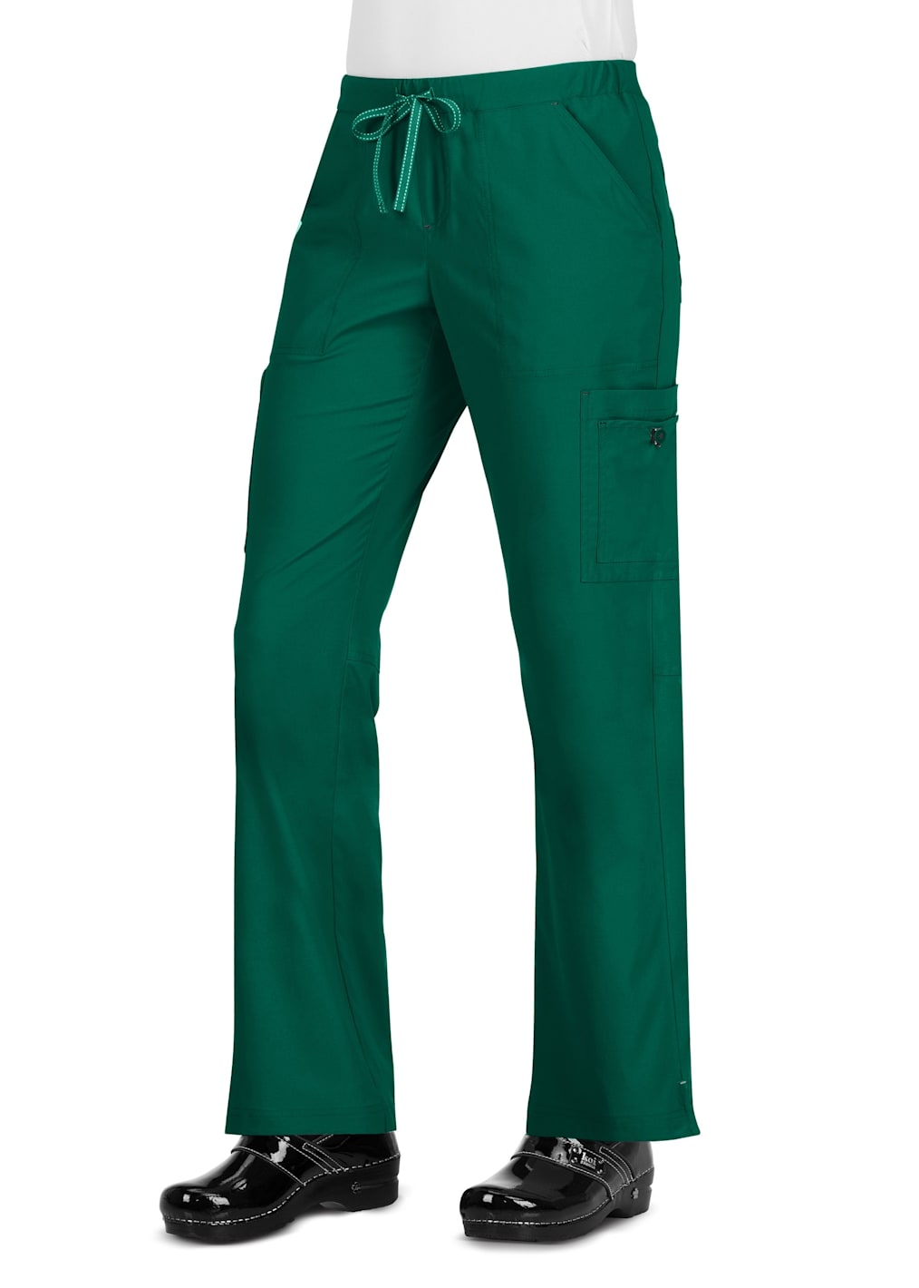 5-Pocket Elastic Waistband Cargo Scrub Pant