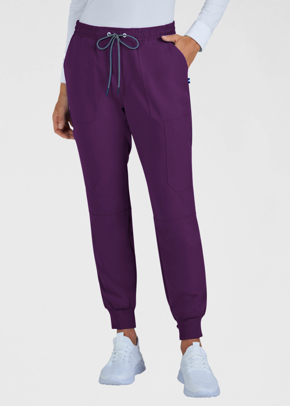 Hustle and Heart 3-Pocket V-neck Scrub Top
