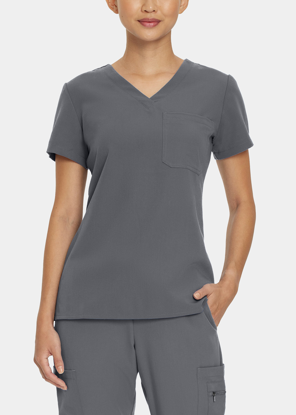 Kade 1 Pocket V-Neck Top