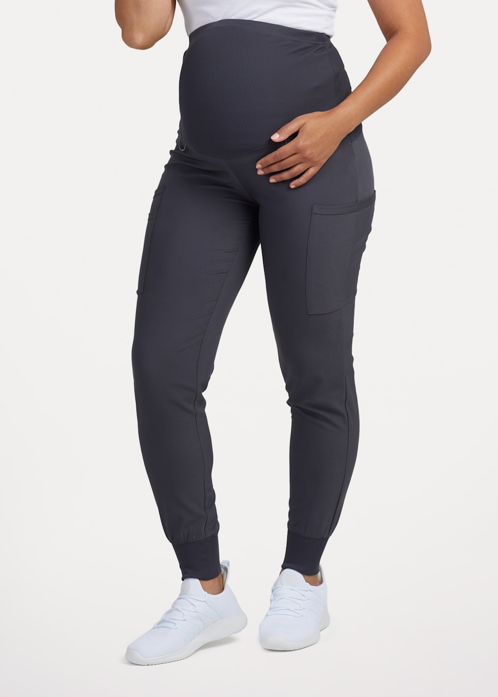 7-Pocket Maternity Cargo Jogger