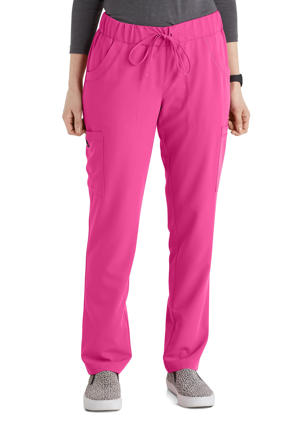 Clary 2-Pocket V-Neck Top