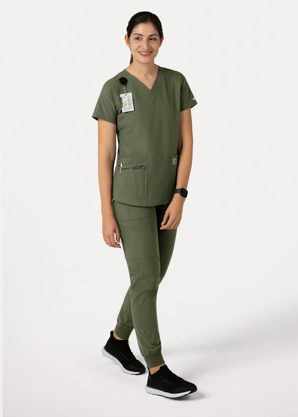 9-Pocket Elastic Waistband Cargo Pant