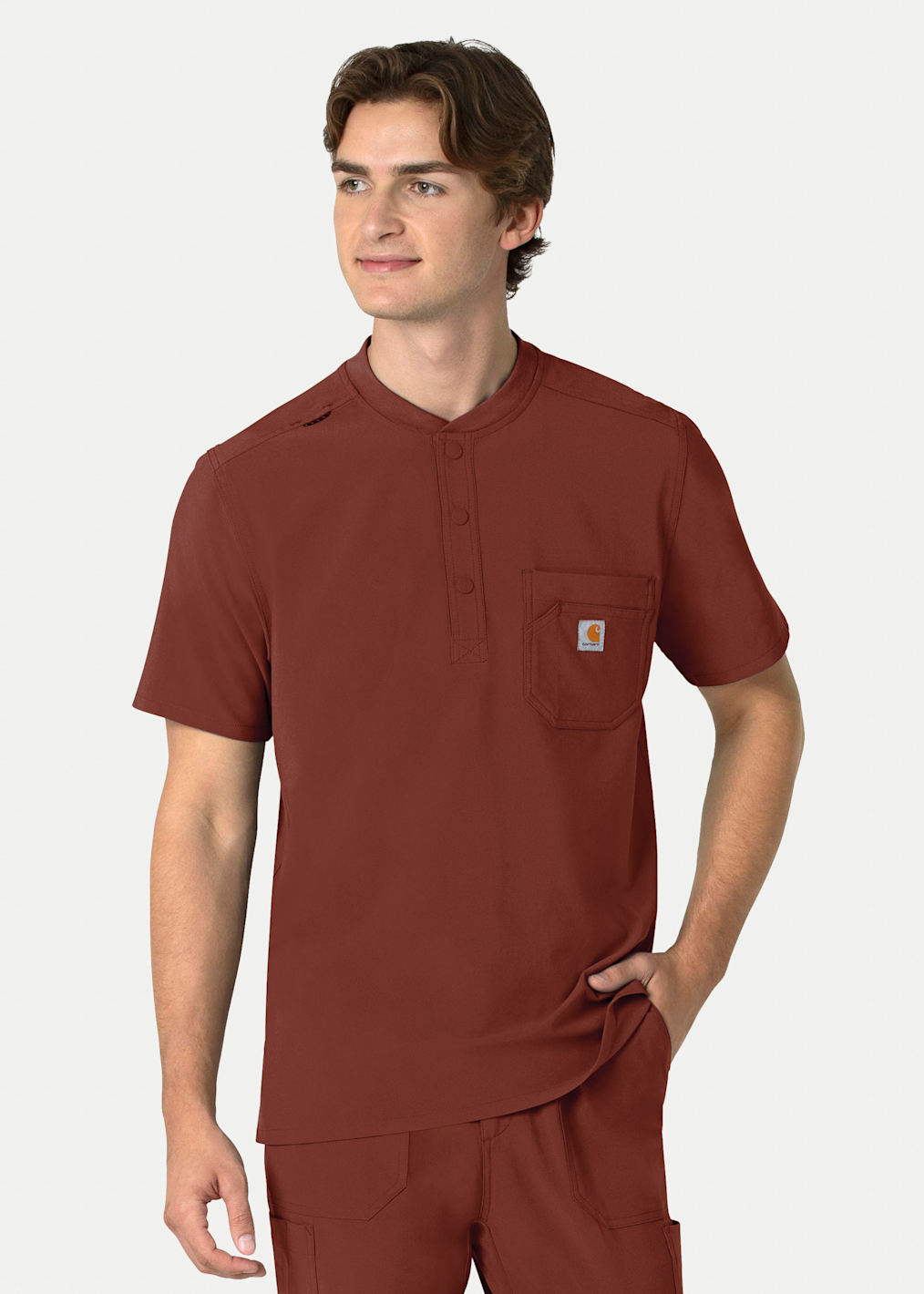 8-Pocket Elastic Waistband Cargo Scrub Pant