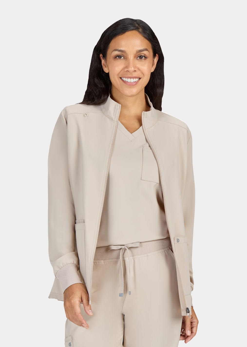 Cardi 3-Pocket V-neck Scrub Top