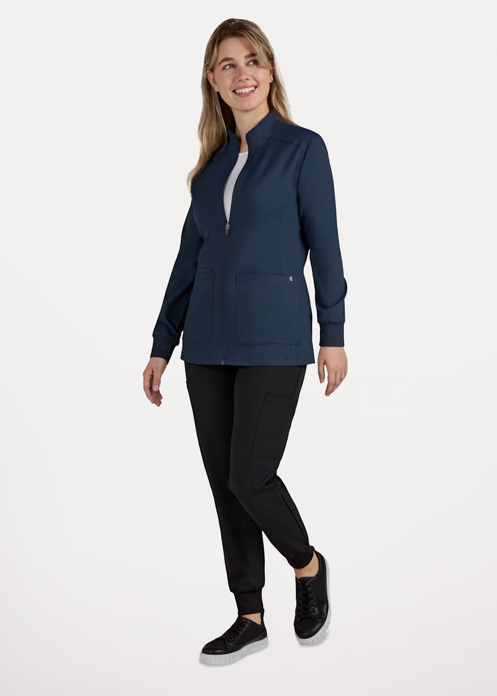 Aura 2-Pocket V-Neck Scrub Top