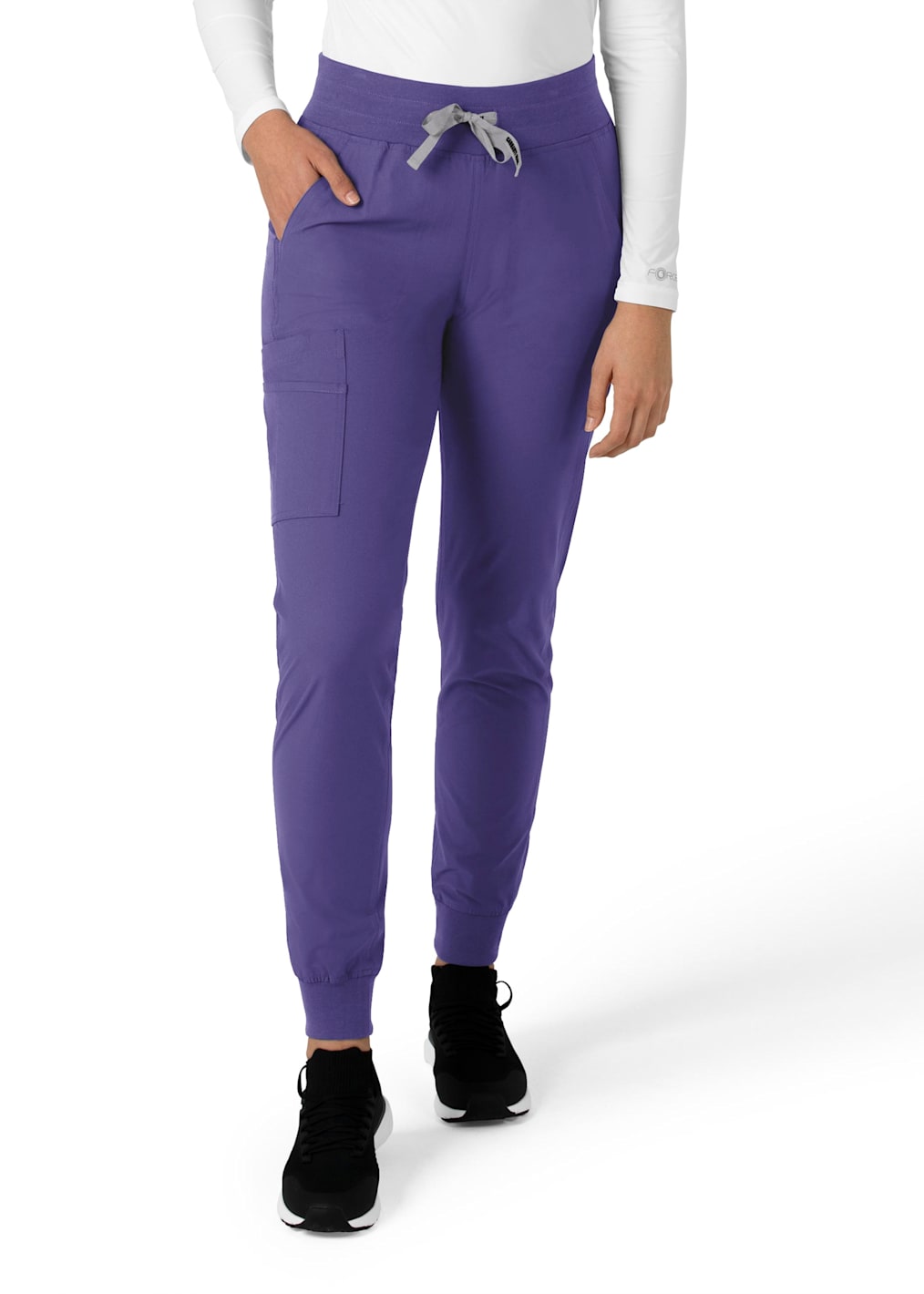 8-Pocket Elastic Waistband Cargo Jogger