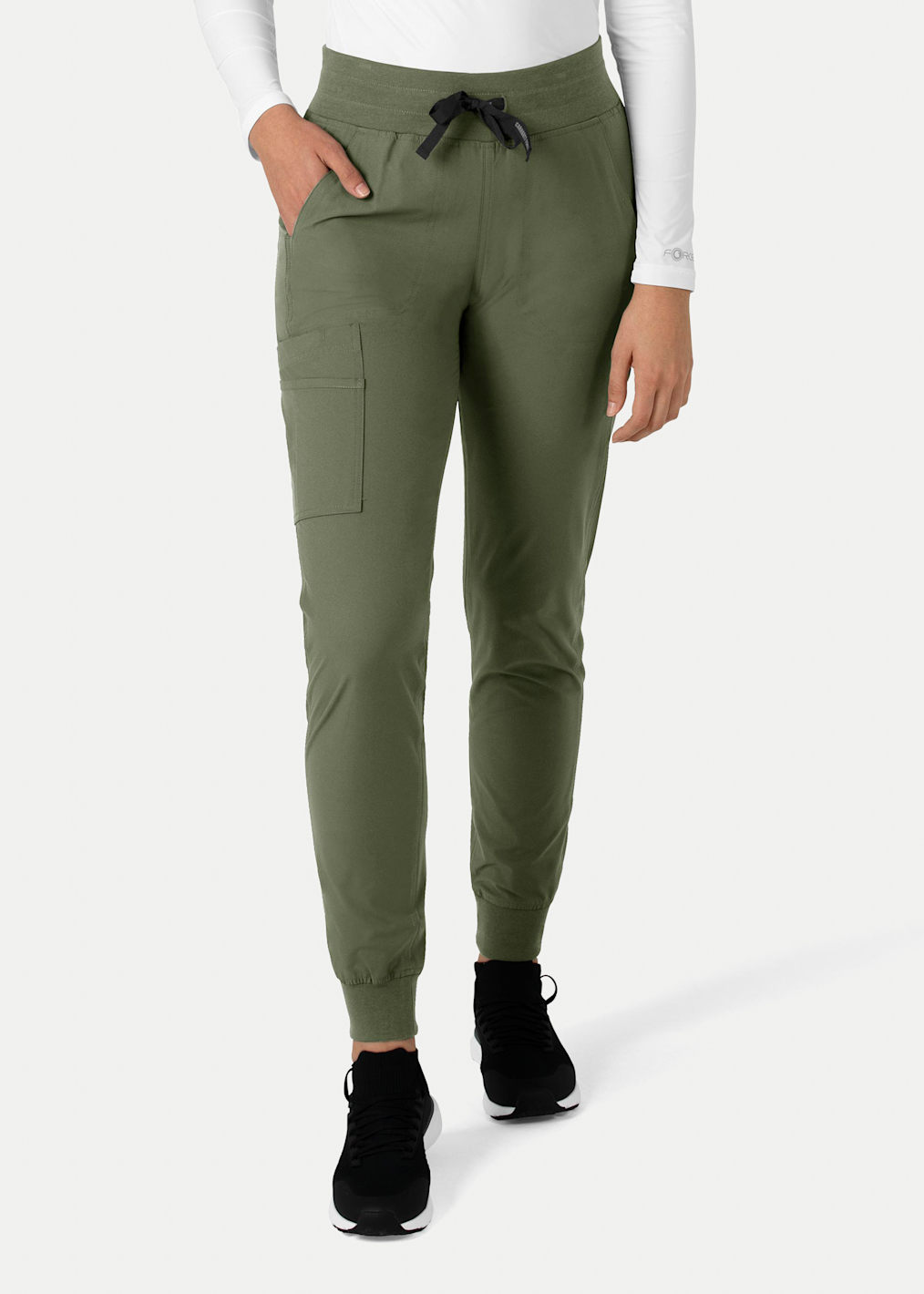 9-Pocket Elastic Waistband Cargo Pant