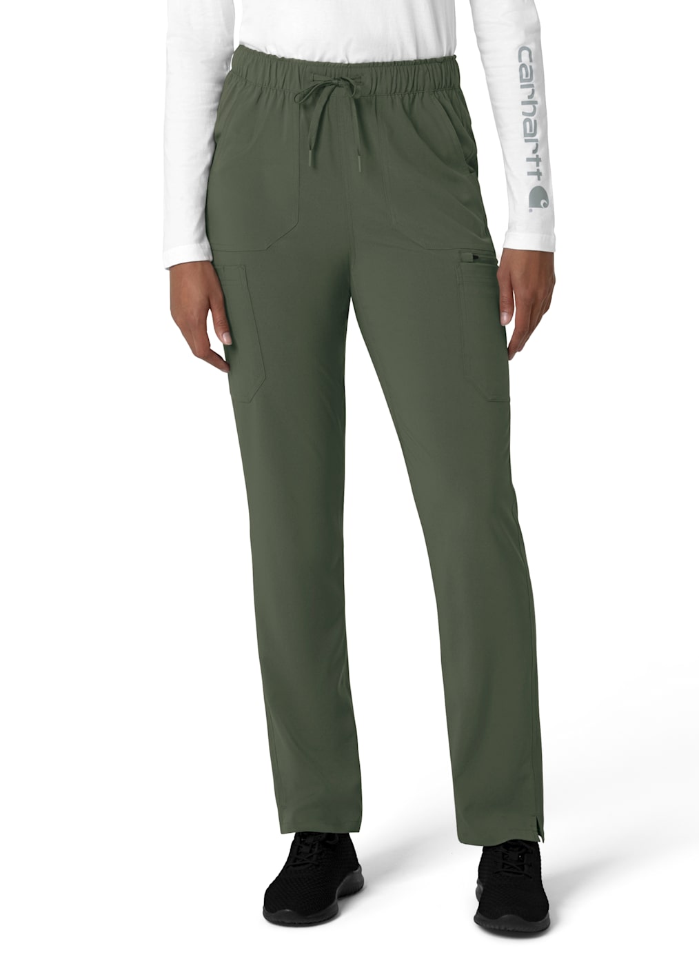 Flat Front Straight Leg Pants