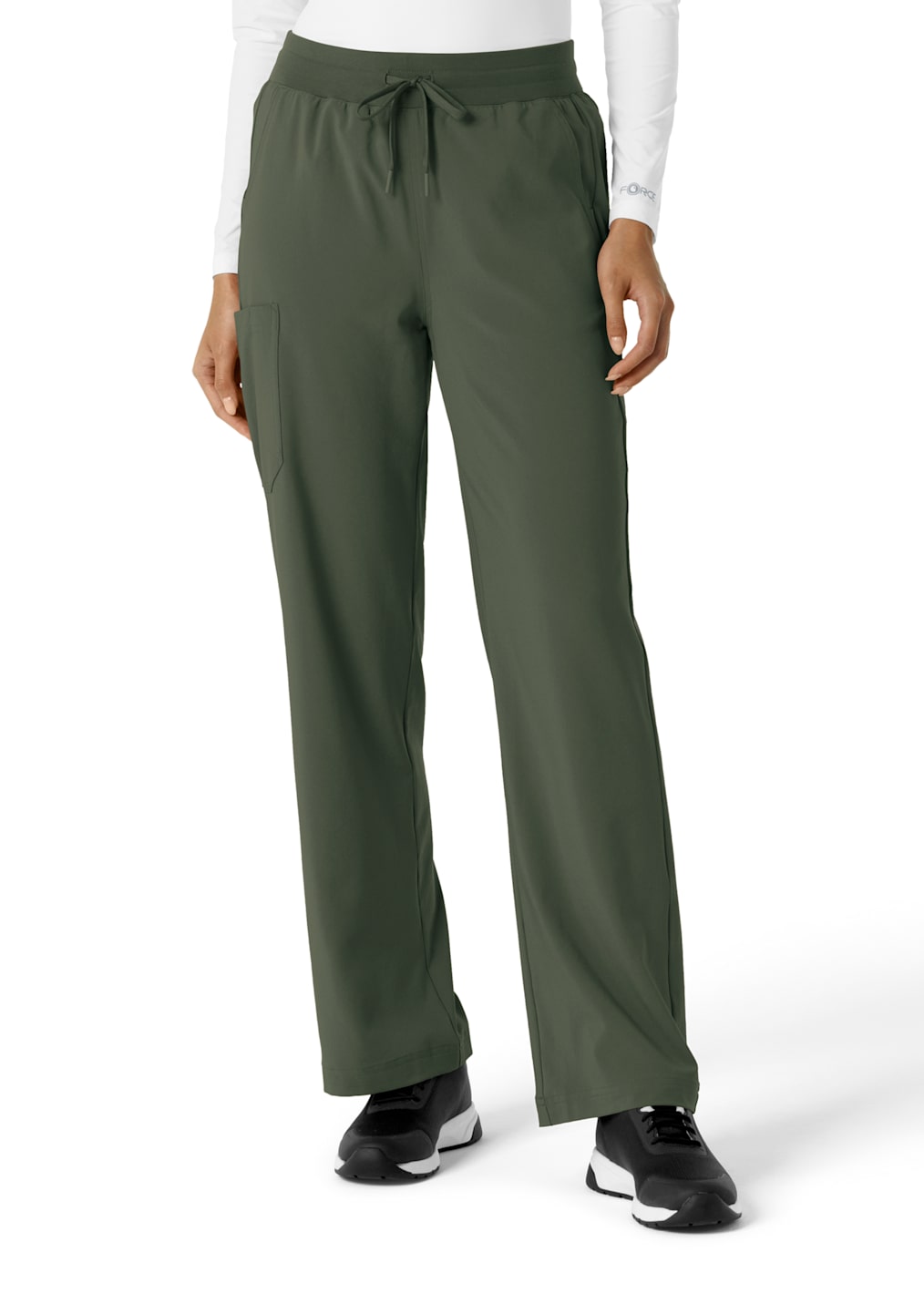 Flat Front Straight Leg Pants