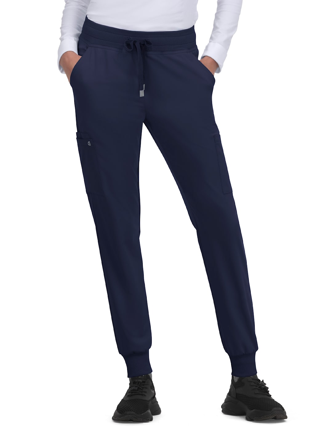 Aura 2-Pocket V-Neck Scrub Top