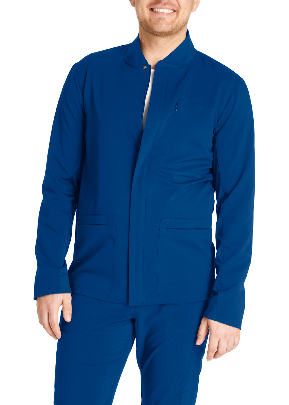 Full Zip Jacket with Chest Pocket