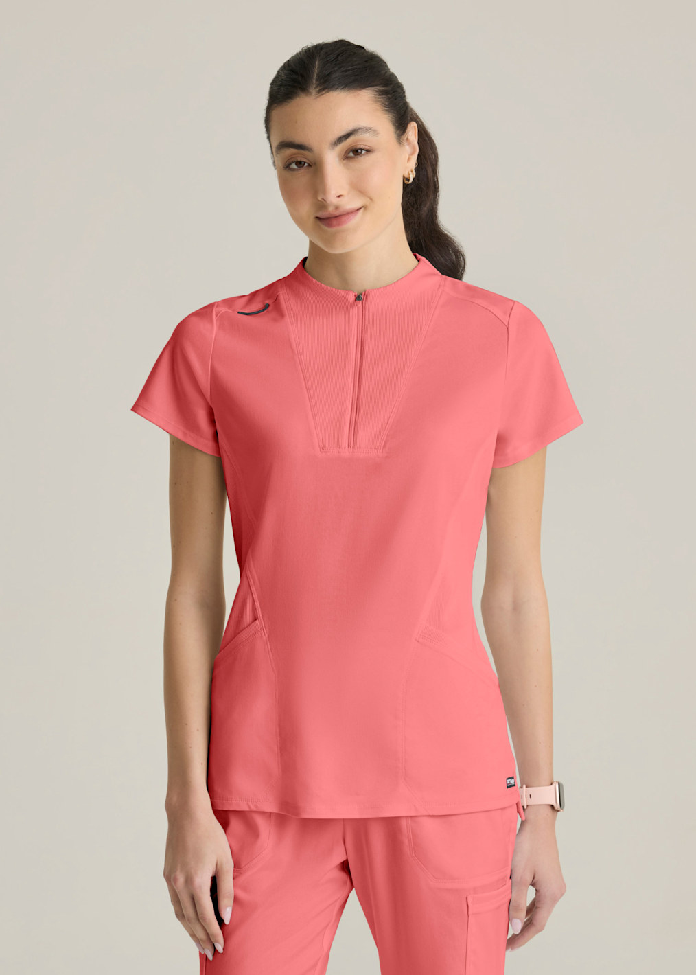 Emma 4 Pocket V-Neck Scrubs Top
