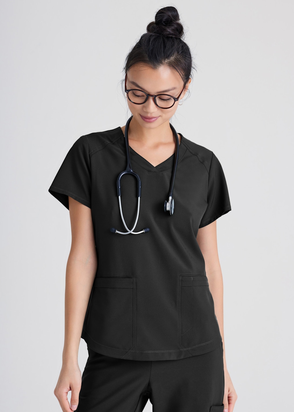 Flex-n-Reach V-Neck Scrub Top